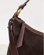 Load image into Gallery viewer, Suede Slouchy Bag ( Chocolate )