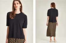 Load image into Gallery viewer, Myka Cashmere Tee ( Glass Grey )