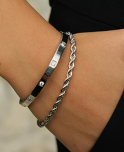 Load image into Gallery viewer, Pure Steel Silver Bangle
