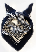 Load image into Gallery viewer, Dark Hampton - Hunter Petite Wool Silk Scarf