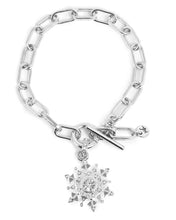 Load image into Gallery viewer, Snowflake Bracelet - silver