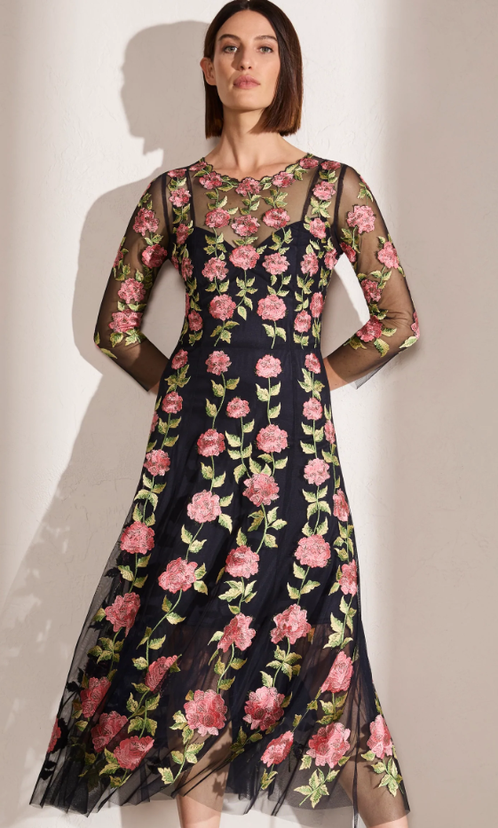 MAGNOLIA Dress Cassis Taupo