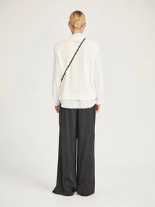 Sandon Knit Vest Ivory
