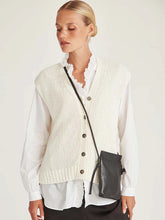 Load image into Gallery viewer, Sandon Knit Vest Ivory
