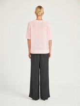 Load image into Gallery viewer, Gaia Knit Tee Pink Parfait
