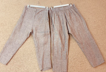 Load image into Gallery viewer, Kristensen Du Nord -Linen drop Crutch Brown pant
