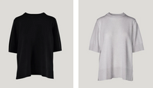 Load image into Gallery viewer, Myka Cashmere Tee ( Glass Grey )
