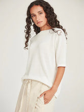 Load image into Gallery viewer, Echo Knit Tee Milk

