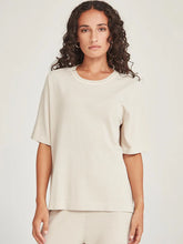Load image into Gallery viewer, Gemma Knit Tee Chalk
