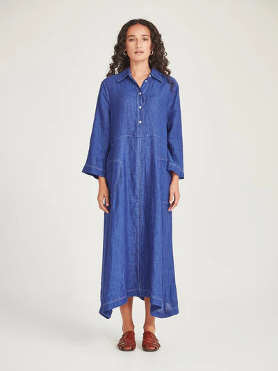 Sofia Linen Shirtdress