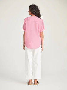 Flynn Stripe Shirt Pink/Red