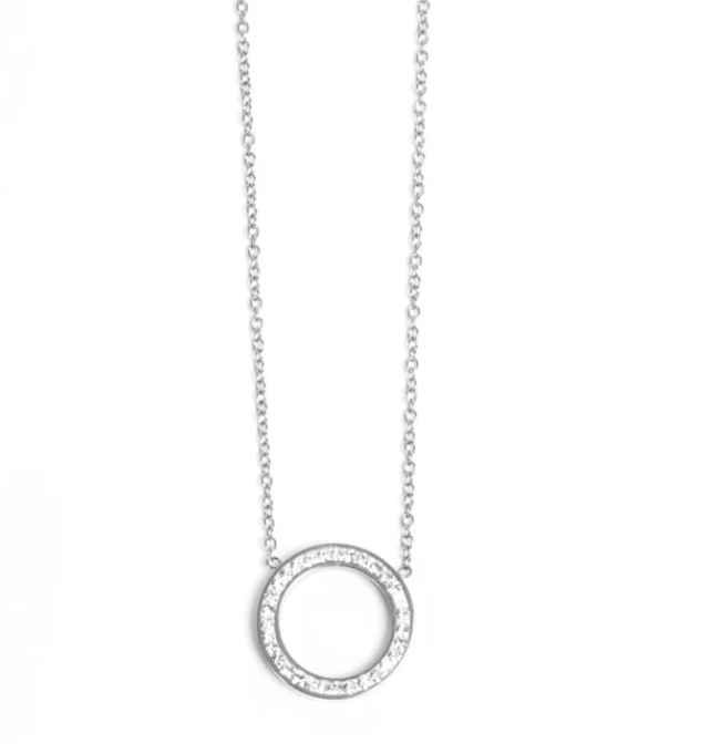 A & C OSLO  Necklace Cristal Circle