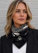 Load image into Gallery viewer, Dark Hampton - Hunter Petite Wool Silk Scarf
