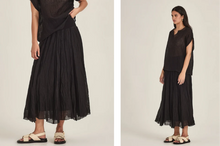 Load image into Gallery viewer, Fabian Gauze Skirt (French Navy)
