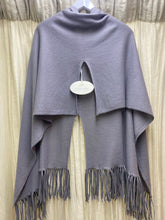 Load image into Gallery viewer, Tolaga Bay Fringed Poncho
