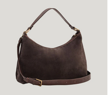 Load image into Gallery viewer, Suede Slouchy Bag ( Chocolate )
