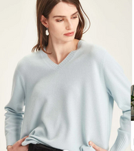 Load image into Gallery viewer, KARI CASHMERE V Sweater
