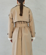 Load image into Gallery viewer, WATER-REPELLENT ABIGAIL TRENCH COAT ( Camel )
