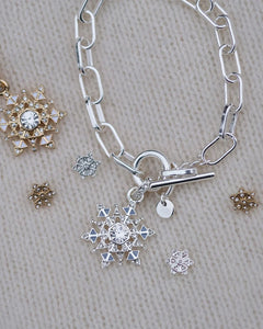 Snowflake Bracelet - silver