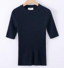 Load image into Gallery viewer, ALEGER Rib Cashmere Tee
